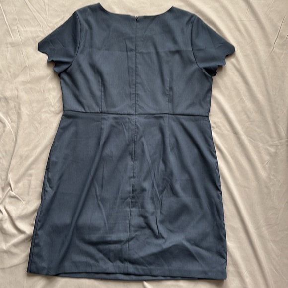 LOFT Plus Little Grey Dress 16 - Picture 10 of 11